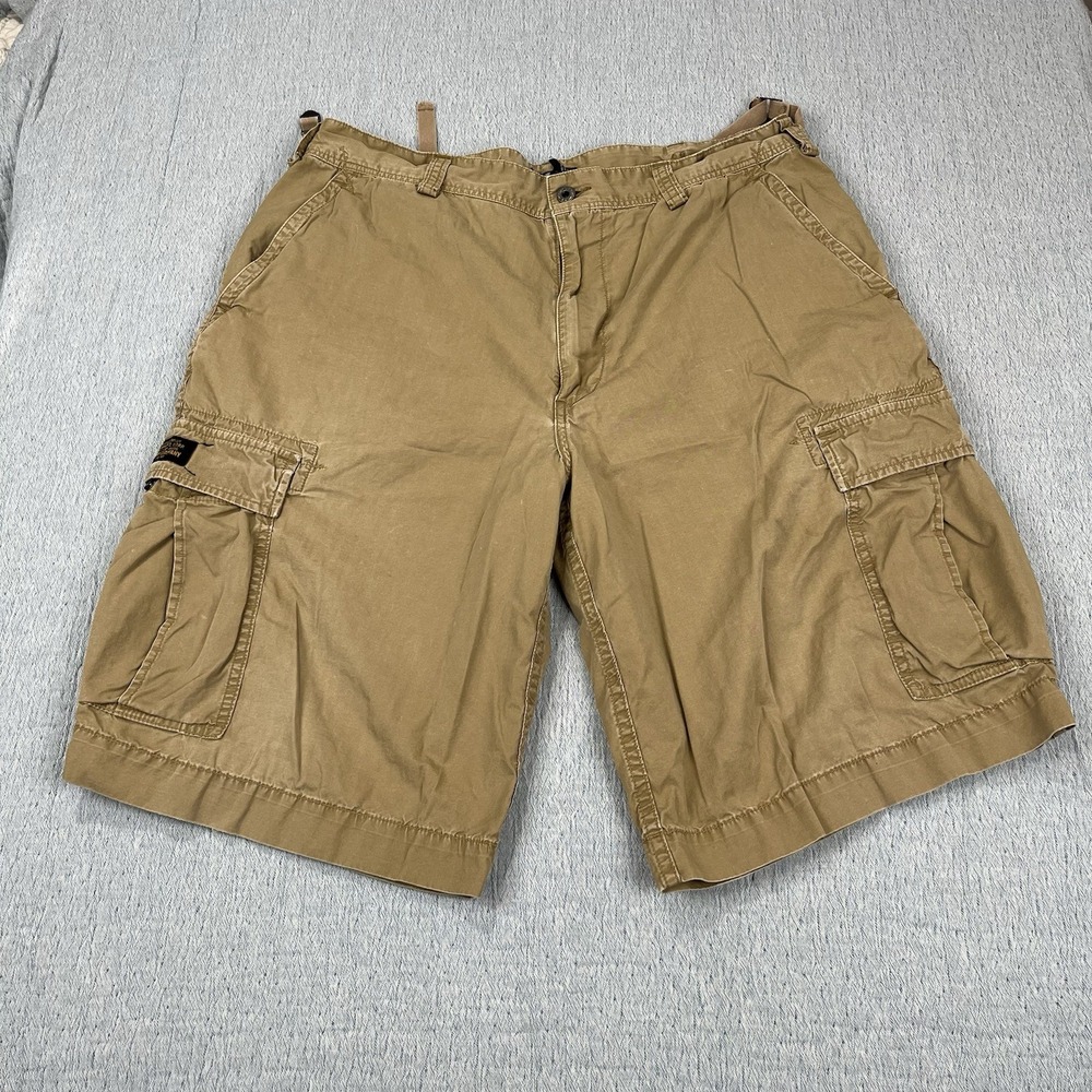 Ralph Lauren Polo Jeans Co Cargo Shorts Men's Size 36 Tan Y2K‎ Vintage